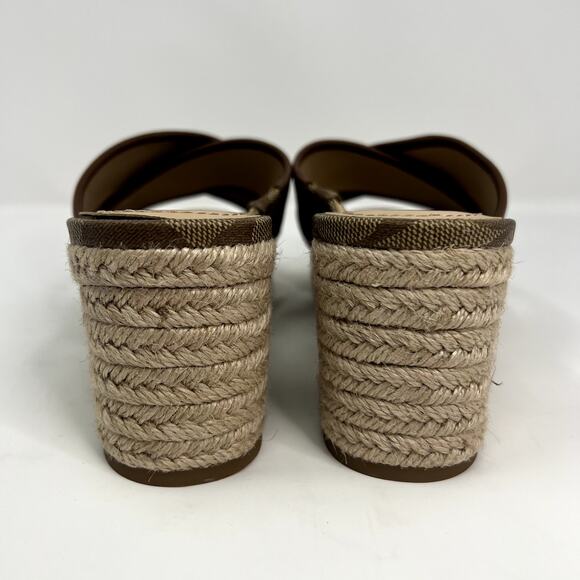 Coach Sloan Espadrille Khaki/Saddle - Picture 3 of 10
